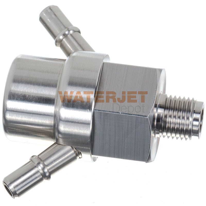 Parts for Flow Machines : Cutting Head Parts P3 Mixing Chamber (Dual Inlet)