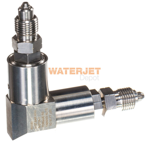 Parts for Flow Machines : Swivels 1/4" Dual 90 Degree HP Swivel