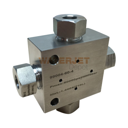 High Pressure Fittings: Elbows Cross, 3/8", 60K